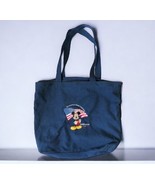 Walt Disney World Vintage  Mickey Mouse Canvas Tote Bag American Dream C... - £13.98 GBP