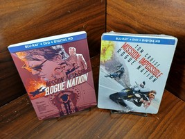 Mission:Impossible-Rogue Nation Steelbook(Blu-ray)Custom Slipcover-NEW-Free S&amp;H! - £21.01 GBP