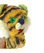 Tiger Cub Plush 8 in tall Green Eyes 1980s Happiness Aid Toy Well Made V... - £4.72 GBP