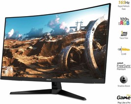 ASUS - VG328H1B - 31.5&quot; TUF 16:9 Full HD Curved Screen Gaming LCD Monitor - £318.71 GBP