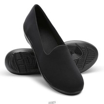 Hammacher Superior Flexus Italian Comfort Slip Ons Womens BLACK Size 9 S... - £26.10 GBP