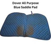 Dover All Purpose Blue English Saddle Pad USED image 4