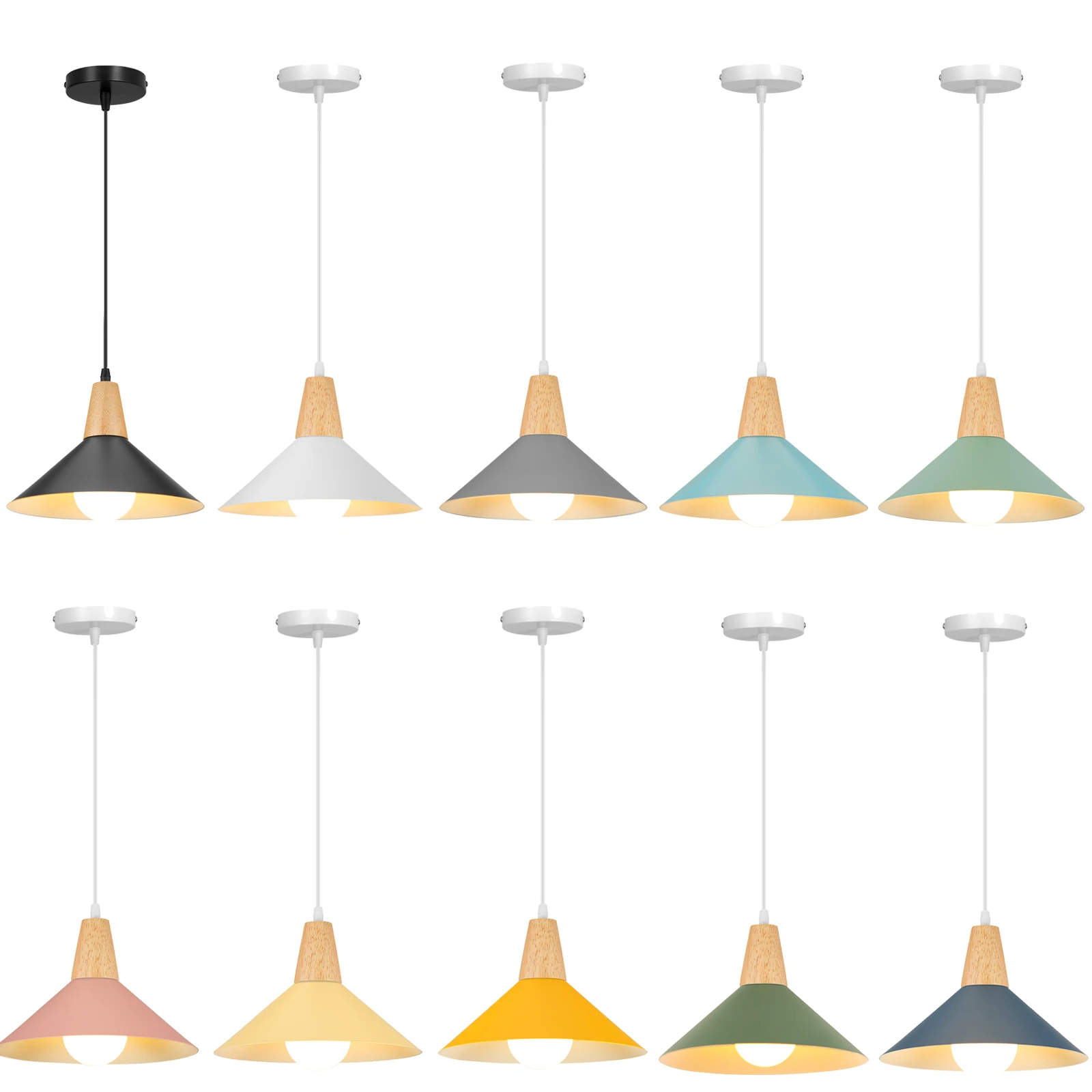 Modern Pendant light Lamp Nordic LED Hanging Suspension Bedside Living B... - $31.79