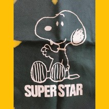 Peanuts Snoopy &quot;Super Star&quot; Drawstring Bag | 35x24 cm | Durable &amp; Lightweight |  - $18.50