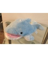 KellyToy 11” Dolphin Pastel Blue Hand Puppet Plush Stuffed Toy Sea Ocean... - £12.50 GBP