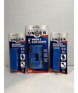 Professional Unger 4&quot; Window &amp; Glass Scraper  #970260 W/ 10 Blades - €25,75 EUR