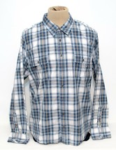 Tommy Hilfiger Denim Long Sleeve Button Up Shirt Mens XXL Blue Plaid - £10.88 GBP