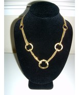 Milano Luxe Gold Embraced 20&quot; Double Strand Graduated Necklace Made in I... - $29.99