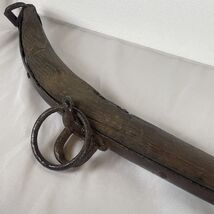 Antique Harness Mule Horse Farm Barn Primitive Wood with Iron Rings - $20.18