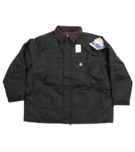 NOS Vintage 90s Carhartt Mens 3XL Extremes Quilt Lined Parka Jacket Black USA - £186.86 GBP