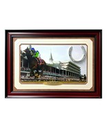 Edgar Prado Autographed Barbaro Horse Racing Photo Framed Collage JSA CO... - £536.58 GBP