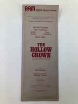 1974 Souvenir Program Bam British Theatre Season James Grout in The Holl... - $14.22