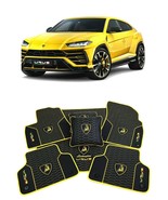 Lamborghini Urus BESPOKE Eco Leather Floor Mats Black/Yellow NEW! - £1,140.21 GBP