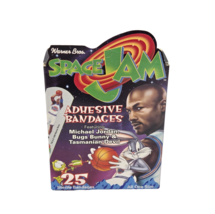 VINTAGE 1996 SPACE JAM ADHESIVE BANDAGES MICHAEL JORDAN BAND AID RETRO I... - $9.50