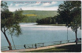 Postcard Lake Queechy Canaan New York From The West Side - $4.94