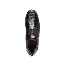 genuine caiman crocodile fashion sneaker Shoes Kratos Black image 5