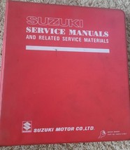 1984 SUZUKI TEMPTER GR650  MOTORCYCLE SERVICE MANUAL + BINDER/99500-3603... - $37.74