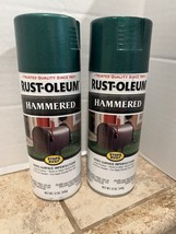(2) Rust-Oleum Hammered Deep Green Spray Paint New Discontinued - $101.96