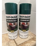 (2) Rust-Oleum Hammered Deep Green Spray Paint New Discontinued - $101.96
