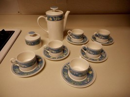 Hankook Super Strong Fine China Teapot Sugar Bowl 6 Cups &amp; 6 Saucers - £91.14 GBP