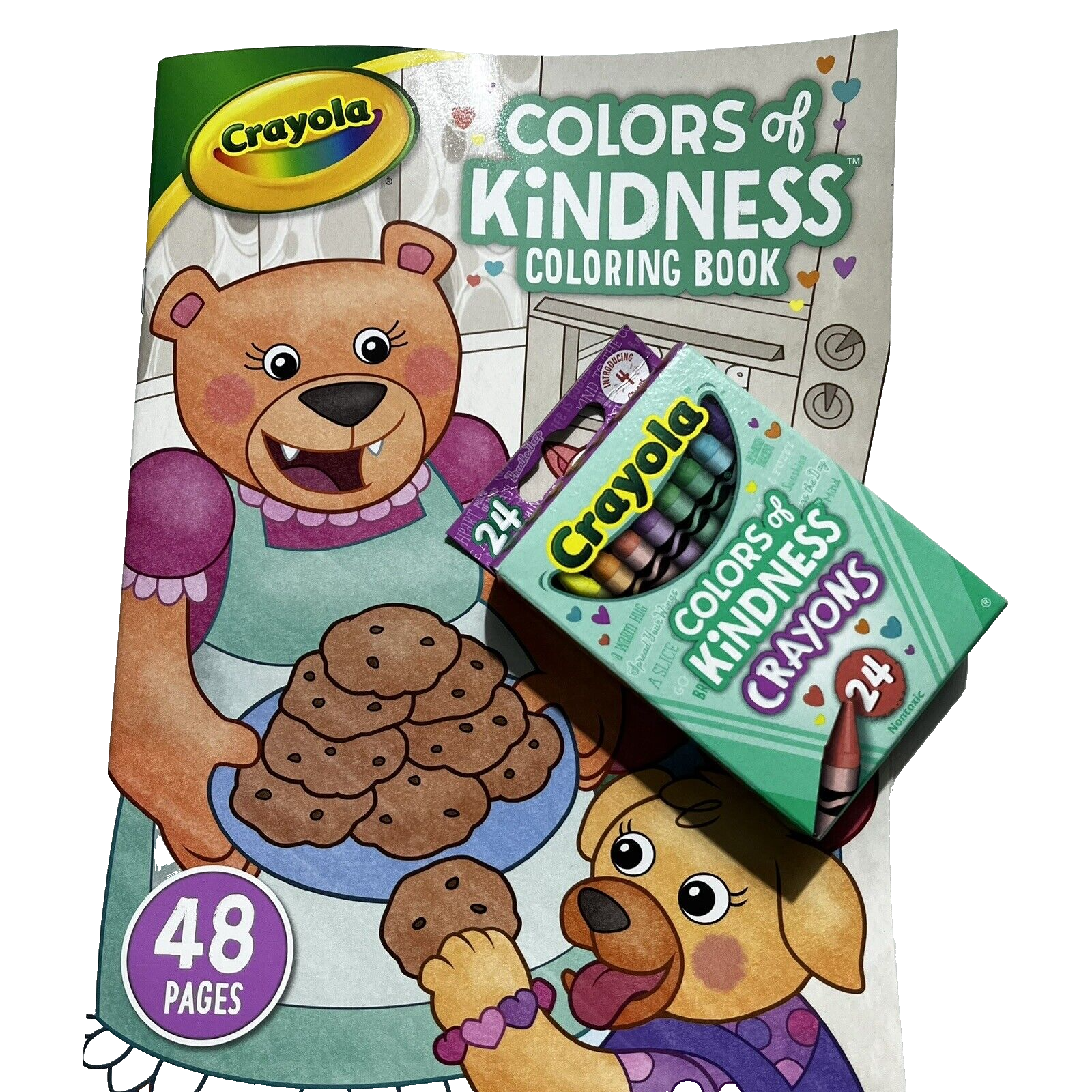 Crayola Colors of Kindness Color Book 48 Pages and 24 Crayons