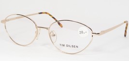 TIM DILSEN M593 Brillant Or / Tortue Lunettes Métal Cadre 52-17-143mm - €31,68 EUR