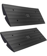 Pyle PCRBDR21 4ft Car Vehicle Curbside Driveway Ramp, 2 Pieces Set - Black - $3,312.61 MXN