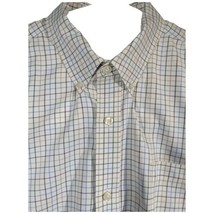 Duluth Short Sleeve Shirt Mens Size XL White Plaid Western Check Button Up - $21.94