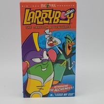 Larryboy VHS Tape The Good The Bad The Eggly 2003 Green Tape Veggietales... - £15.01 GBP