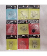 Imaginisce Snag&#39;em Acrylic Stamps - Lot Of 9 New In Package Animals - Ra... - $12.86