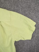 Cabela&#39;s Men&#39;s Button Up Polo Shirts LARGE Green Plaid - $19.34