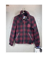 adidas Originals Tartan Collegiate Jacket Wool Blend Coat Size Large - $3,077.83 MXN