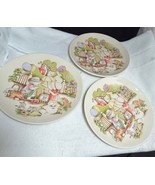 3 Vintage Watkins Country Kids Collector&#39;s Dessert Plates - £11.68 GBP