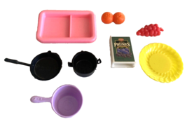 Vintage Barbie &amp; Other? Doll Accessories Food Tray Pretend Play Accessor... - $13.47