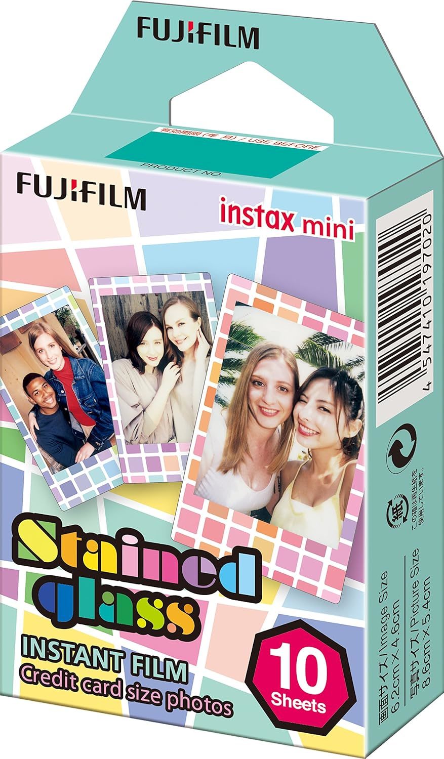  Fujifilm Instax Mini Instant Film, 10 Sheets×5 Pack(Total 50  Shoots) : Electronics