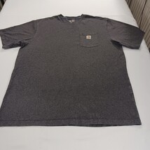 Carhartt K87 Loose Fit Men's Gray Heavyweight Short-Sleeve T-Shirt Size 2XL Tall image 11