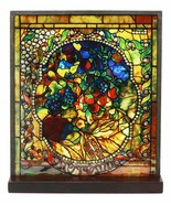 Louis Comfort Tiffany Four Seasons Collection Autumn Stained Glass Art W... - $121.75 CAD