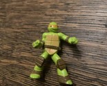 TMNT Teenage Mutant Ninja Turtles Michelangelo Mini Action Figure 1.5&quot;  - £5.53 GBP