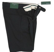 NEW $98 Bobby Jones Shorts!  32 33   Black  Crisp Chino Type Fabric  Flat Front - £35.96 GBP
