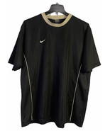 Nike Mens Height 193 Black Short Sleeve Round Neck Black Beige Top XXL - $27.14 CAD