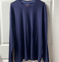 Saddlebreed  Long Sleeve Thermal Shirt Mens XXLG Blue  Weight Round Neck... - £11.78 GBP