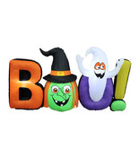 Halloween Inflatable Witch Ghost BOO 8-Foot LED Lights Decor Outdoor Yar... - £77.86 GBP