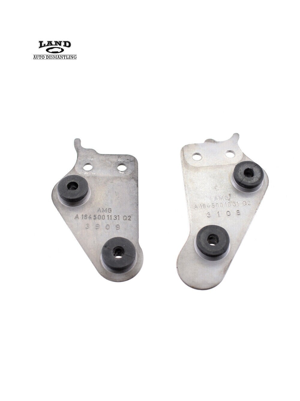 MERCEDES W164 ML-CLASS FRONT ENGINE OIL COOLER MOUNT BRACKETS SUPPORTS M... - $14.84