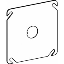 1PC Orbit 4BCK 4 Inch Square Steel Flat Cover with 0.5 Inch KO - $2.18