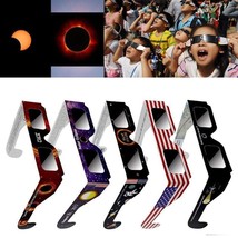 Solar Eclipse Glasses Lot of 5 CE ISO Certified Safe Mixed Styles PRIORI... - $3.49