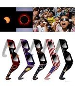 Solar Eclipse Glasses Lot of 5 CE ISO Certified Safe Mixed Styles PRIORI... - £2.74 GBP