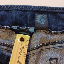 Westbound Regular Women Blue High Rise Denim Straight Leg Jeans Measured Size 17 image 4