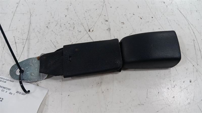 Infiniti G37 Seat Belt Buckle Latch Right Passenger Rear Back  2011 2012... - $29.84