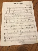 Vintage Sheet Music Lavender Blue Billy Dilly Ships N 24h - $12.60