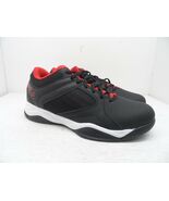 FILA Men's Bank Athletic Basketball Shoes Black/Fiery Red/White Size 12M - $35.62